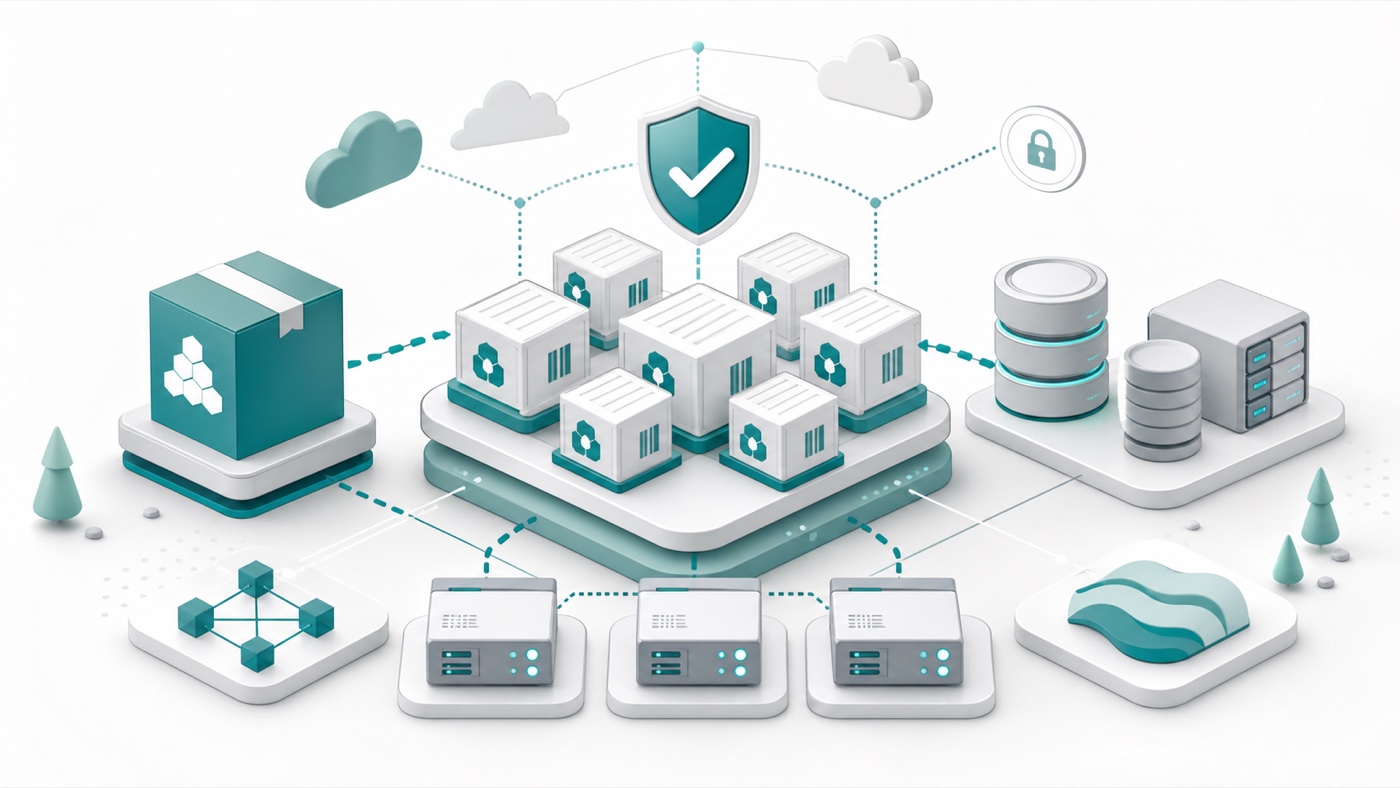 Production web architecture on a compact Kubernetes cluster with SSL and storage components